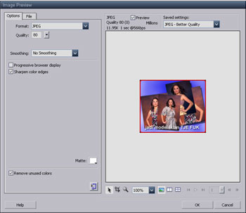Smart Object memudahkan proses optimisasi dan updating file image.